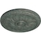 Ekena Millwork Kirke Ceiling Medallion (Fits Canopies up to 3 3/4"), 15 3/4"OD x 5/8"P, Cloud Burst Crackle CM16KICBC - alternate 3
